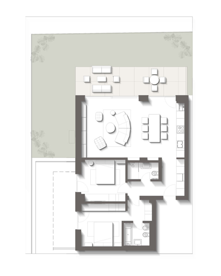 Apartament 1 parter <br><br><br><br>338.400 € + tva