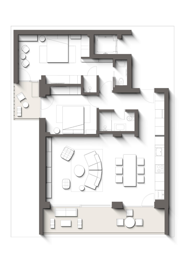 Apartament 7 etaj 1<br><br>349.900 € + tva